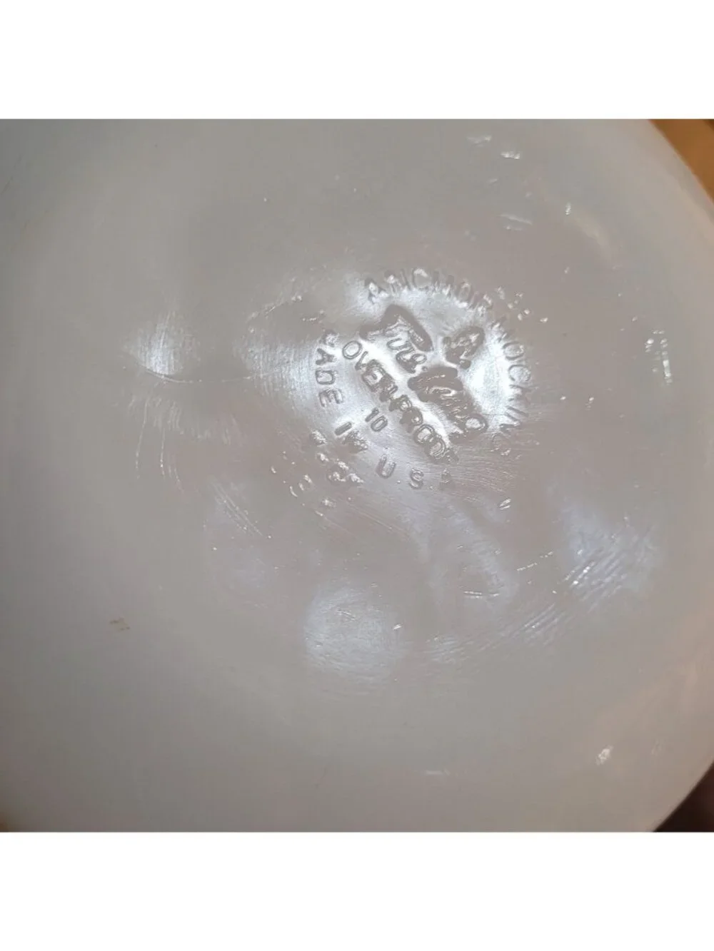 Vintage 60s/70s Fire King Vegetable Harvest #436 Round Baking Dish 1 Qt USA Made